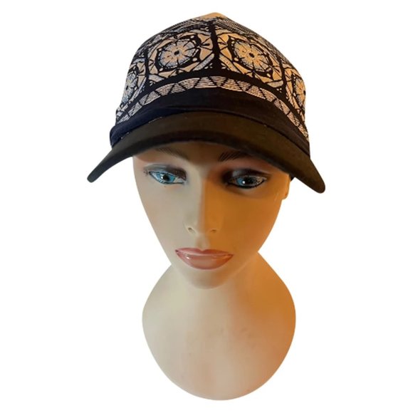 Boho Scarf Cap Women Modern Bohemian style Handmade Upcycled clothes to Caps - Picture 1 of 3